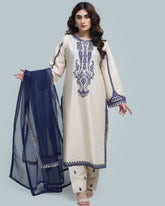 Ivory Elegance (Stitched 3 Pcs)