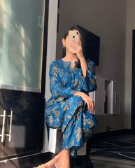 Floral Leaf (Stitched 2 Pcs)