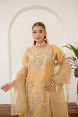 Areej Beige (Stitched 3 Pcs)