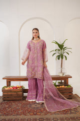 Kajal Pink (Stitched 3 Pcs)