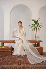 Opal White (Stitched 3 Pcs)